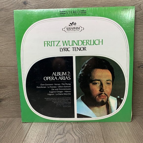 Other - Fritz Wunderlich- Lyric Tenor Album 2: Opera Arias Record LP Sealed